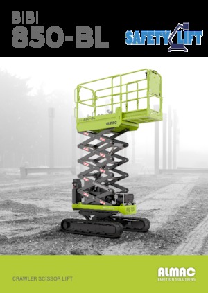 Ножичні підйомники гусеничні Almac Bibi 850-BL