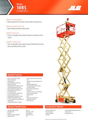 Ножичні підйомники колісні JLG 10RS