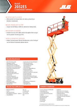 Ножичні підйомники колісні JLG 2032ES