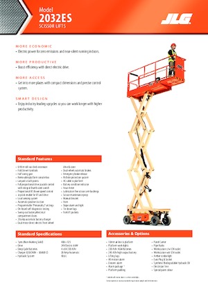 Ножичні підйомники колісні JLG 2032ES