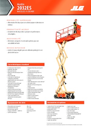 Ножичні підйомники колісні JLG 2032ES