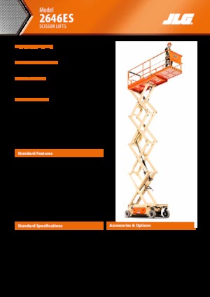 Ножичні підйомники колісні JLG 2646ES