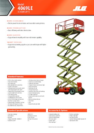 Ножичні підйомники колісні JLG 4069LE