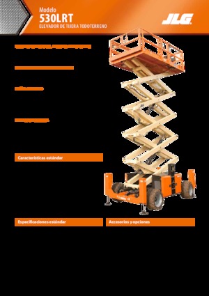 Ножичні підйомники колісні JLG 530LRT