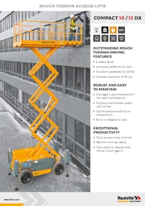 Ножичні підйомники колісні Haulotte Compact 10 DX