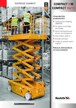 Ножичні підйомники колісні Haulotte Compact 10