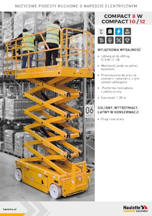 Ножичні підйомники колісні Haulotte Compact 10