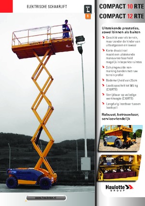 Ножичні підйомники колісні Haulotte Compact 10 RTE