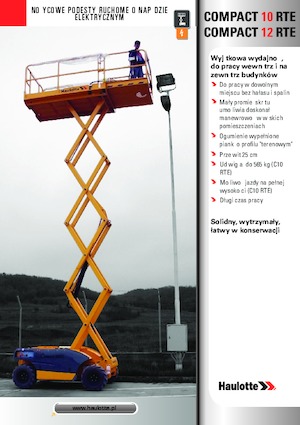 Ножичні підйомники колісні Haulotte Compact 10 RTE