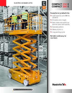 Ножичні підйомники колісні Haulotte COMPACT 3347 E