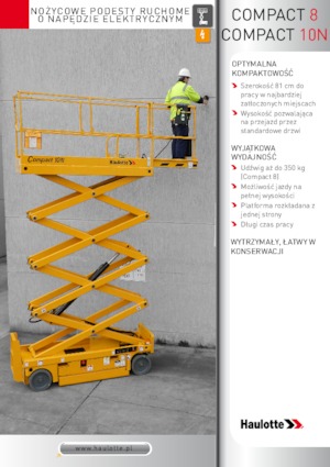 Ножичні підйомники колісні Haulotte Compact 8N