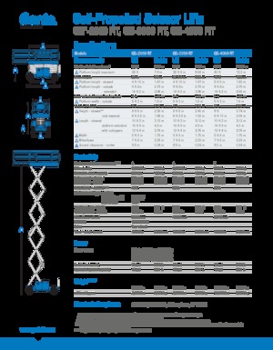 Ножичні підйомники колісні Genie GS-3369 RT