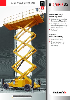 Ножичні підйомники колісні Haulotte H15 SX
