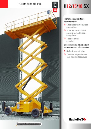 Ножичні підйомники колісні Haulotte H15 SX