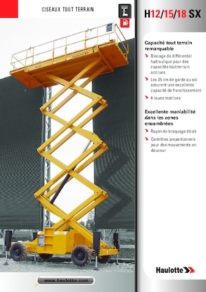 Ножичні підйомники колісні Haulotte H15 SX