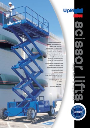 Ножичні підйомники колісні UpRight LX 41 E SD