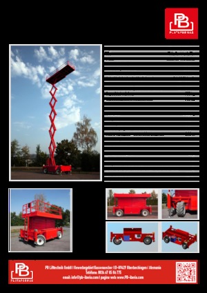 Ножичні підйомники колісні PB PB S225-24ES 4x4