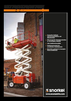 Ножичні підйомники колісні Snorkel S2770RT