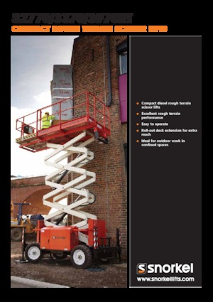 Ножичні підйомники колісні Snorkel S2770RT