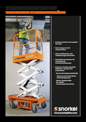 Ножичні підйомники колісні Snorkel S3010P