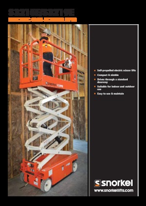 Ножичні підйомники колісні Snorkel S3215E