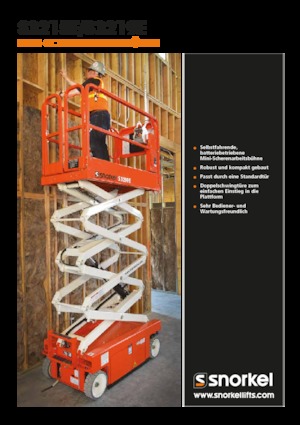 Ножичні підйомники колісні Snorkel S3215E