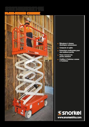 Ножичні підйомники колісні Snorkel S3215E