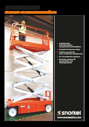 Ножичні підйомники колісні Snorkel S3226E