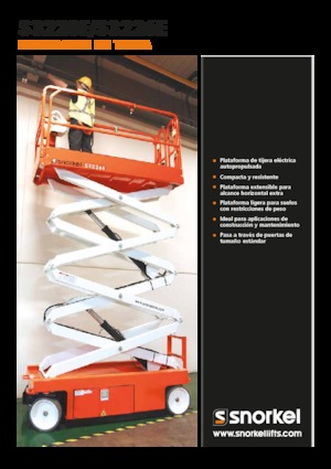 Ножичні підйомники колісні Snorkel S3226E