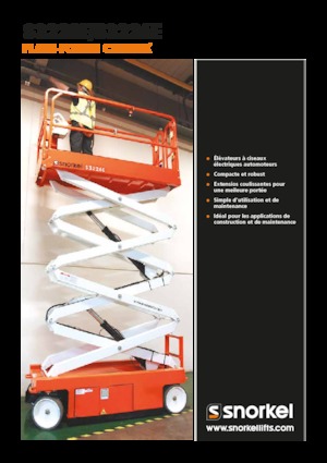 Ножичні підйомники колісні Snorkel S3226E