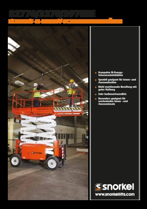 Ножичні підйомники колісні Snorkel S3370BE