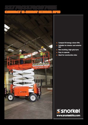 Ножичні підйомники колісні Snorkel S3370BE
