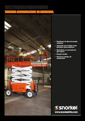 Ножичні підйомники колісні Snorkel S3370BE