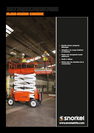 Ножичні підйомники колісні Snorkel S3370BE
