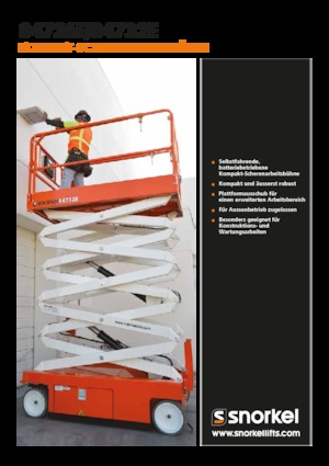 Ножичні підйомники колісні Snorkel S4732E