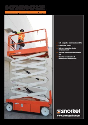 Ножичні підйомники колісні Snorkel S4732E
