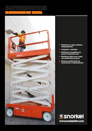 Ножичні підйомники колісні Snorkel S4732E
