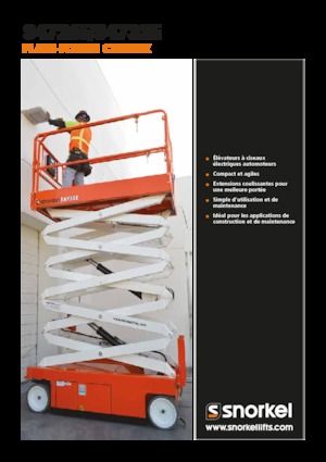 Ножичні підйомники колісні Snorkel S4732E