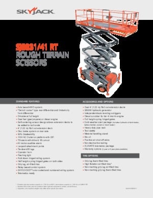 Ножичні підйомники колісні Skyjack SJ8831 RT