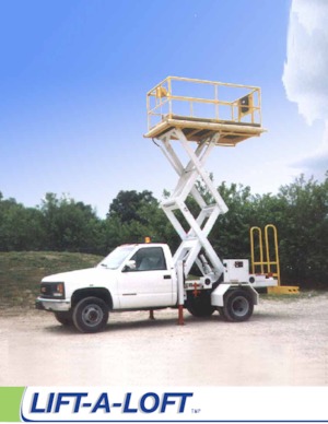 Ножичні підйомники колісні Lift-A-Loft TMP-15 