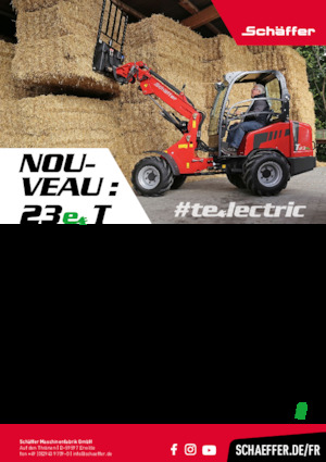 Електричний колісний навантажувач Schäffer 23e T 
