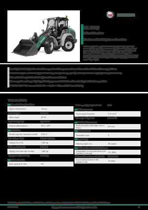 Дворовий навантажувач Kramer KL19.5L