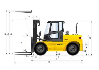 Розміри Hyundai 80D-9 