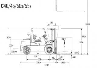 Розміри Clark C 45 D 