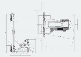 Розміри Linde C 90/7 
