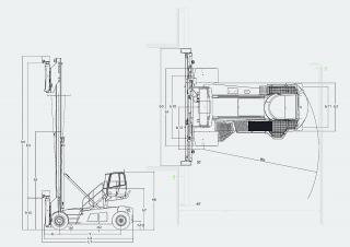 Розміри Linde C 90/8 