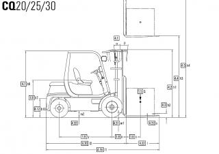 Розміри Clark CQ 25 