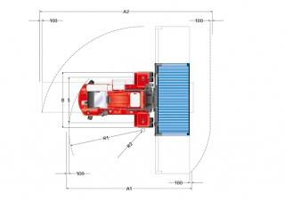Розміри Kalmar DCF 100-45 E5 