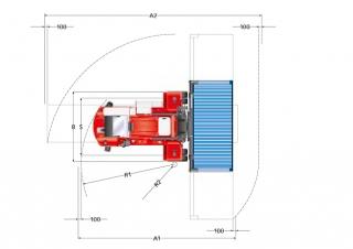 Розміри Kalmar DCF 100-45 E6 