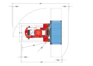 Розміри Kalmar DCF 100-45 E7 